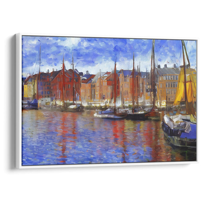 Impressionism Copenhagen Print - Canvas Art Print by Kanvah