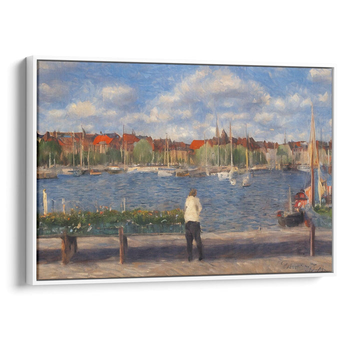 Impressionism Copenhagen Print - Canvas Art Print by Kanvah