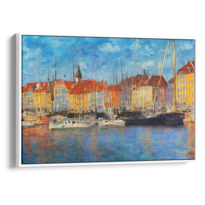 Impressionism Copenhagen Print - Canvas Art Print by Kanvah