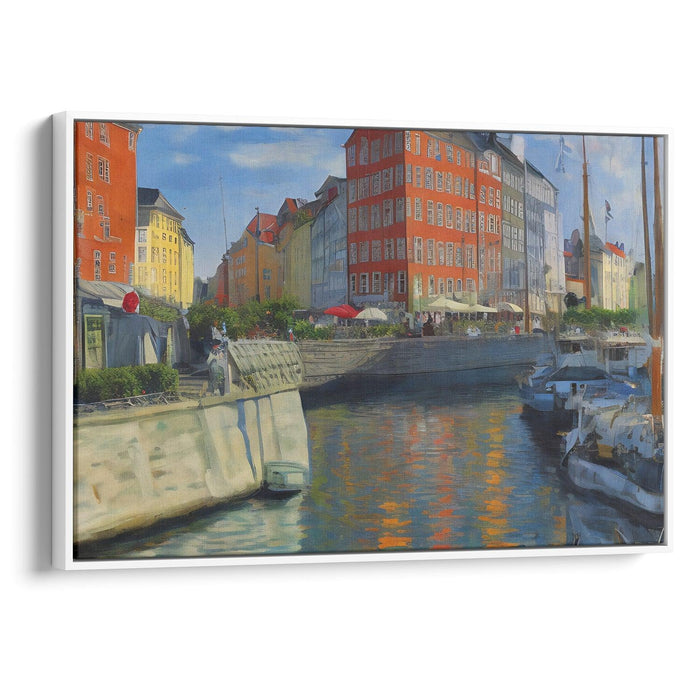 Impressionism Copenhagen Print - Canvas Art Print by Kanvah