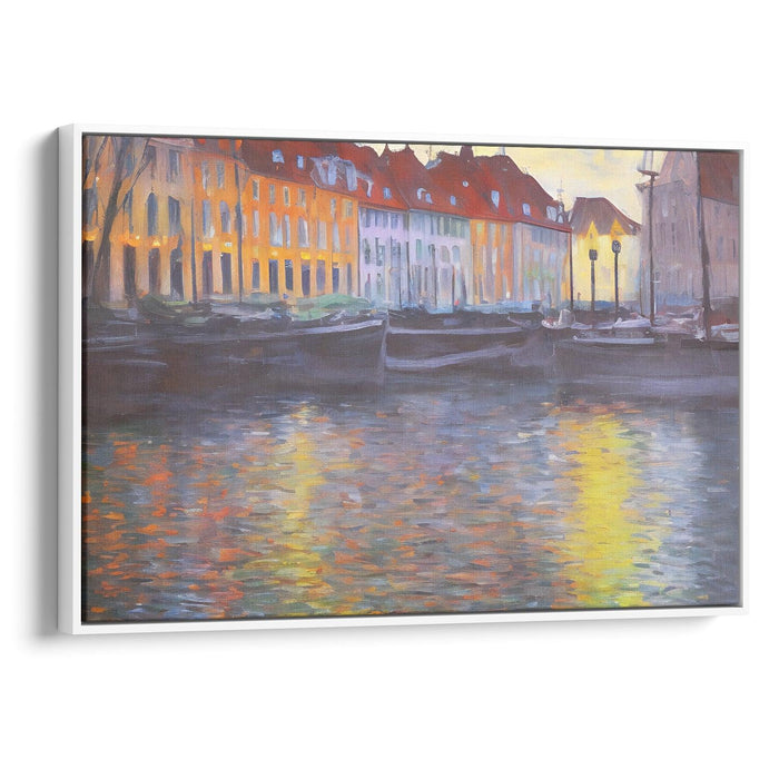 Impressionism Copenhagen Print - Canvas Art Print by Kanvah