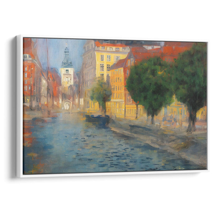 Impressionism Copenhagen Print - Canvas Art Print by Kanvah