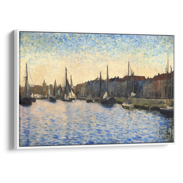 Impressionism Copenhagen Print - Canvas Art Print by Kanvah