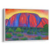 Impressionism Uluru Print - Canvas Art Print by Kanvah