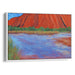 Impressionism Uluru Print - Canvas Art Print by Kanvah