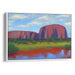 Impressionism Uluru Print - Canvas Art Print by Kanvah