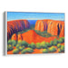 Impressionism Uluru Print - Canvas Art Print by Kanvah