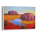 Impressionism Uluru Print - Canvas Art Print by Kanvah