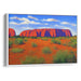 Impressionism Uluru Print - Canvas Art Print by Kanvah