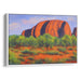 Impressionism Uluru Print - Canvas Art Print by Kanvah