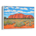 Impressionism Uluru Print - Canvas Art Print by Kanvah