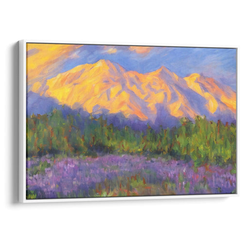 Impressionism Denali Print - Canvas Art Print by Kanvah