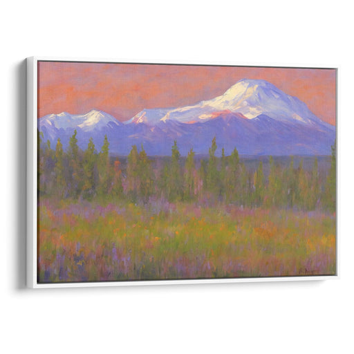 Impressionism Denali Print - Canvas Art Print by Kanvah