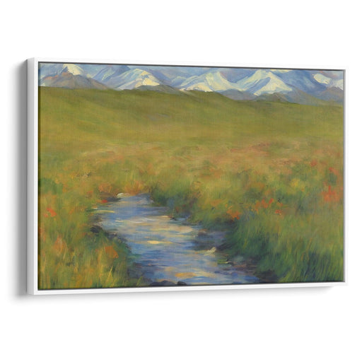 Impressionism Denali Print - Canvas Art Print by Kanvah