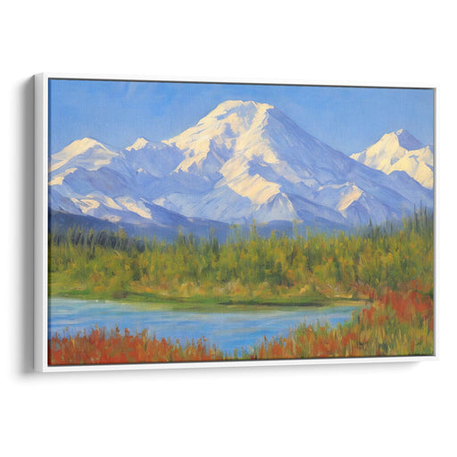 Impressionism Denali Print - Canvas Art Print by Kanvah