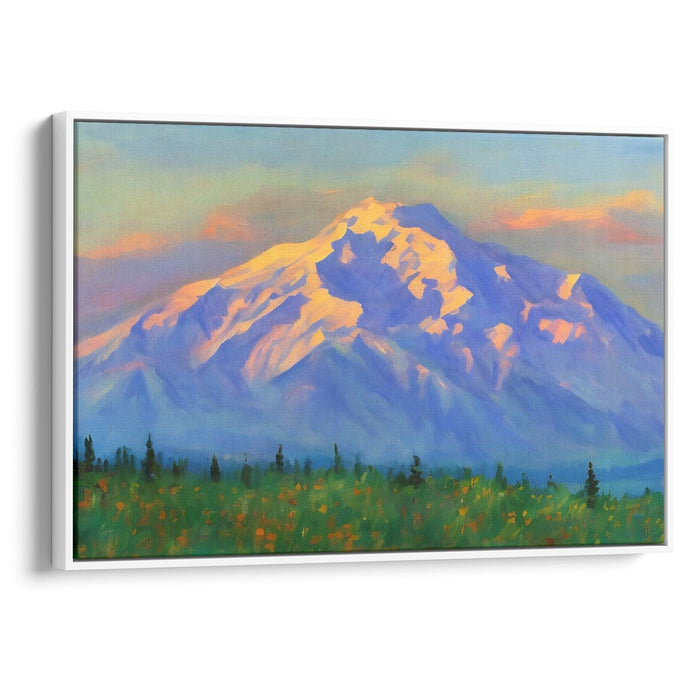 Impressionism Denali Print - Canvas Art Print by Kanvah