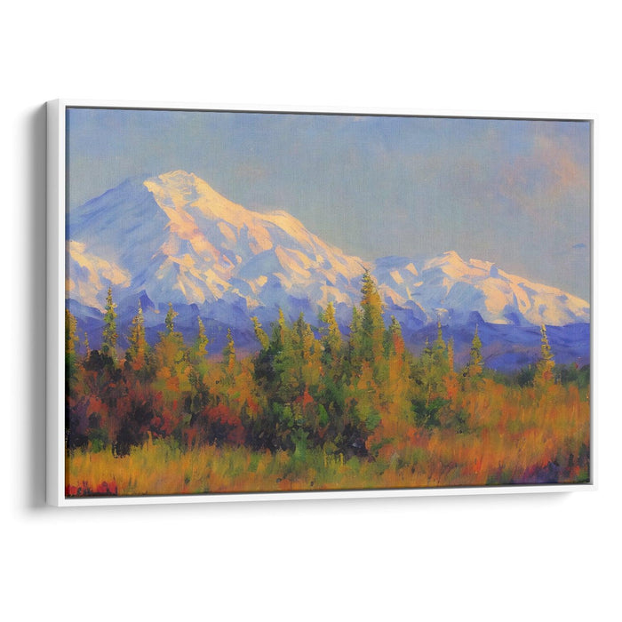 Impressionism Denali Print - Canvas Art Print by Kanvah