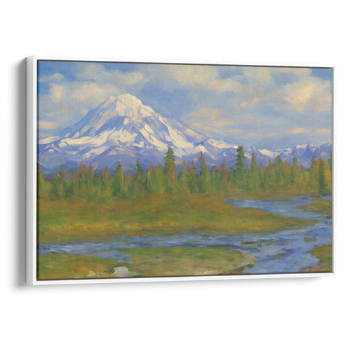 Impressionism Denali Print - Canvas Art Print by Kanvah