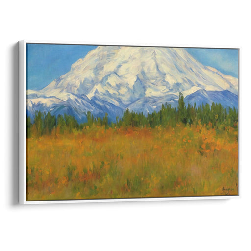 Impressionism Denali Print - Canvas Art Print by Kanvah