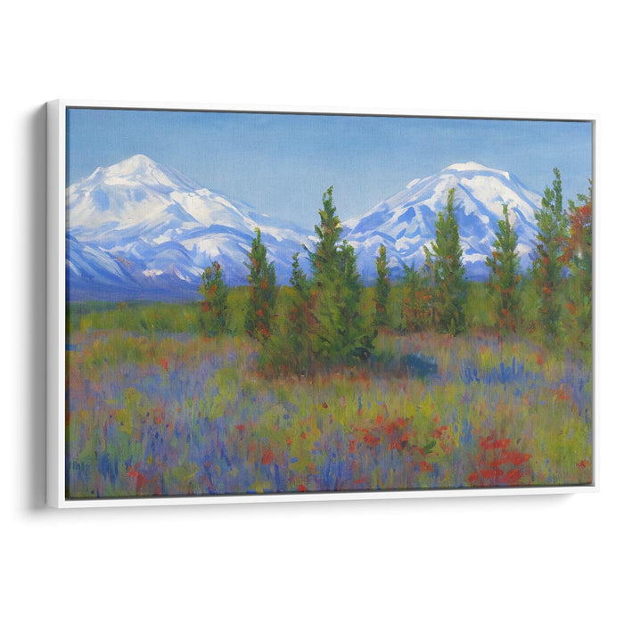 Impressionism Denali Print - Canvas Art Print by Kanvah