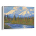 Impressionism Denali Print - Canvas Art Print by Kanvah