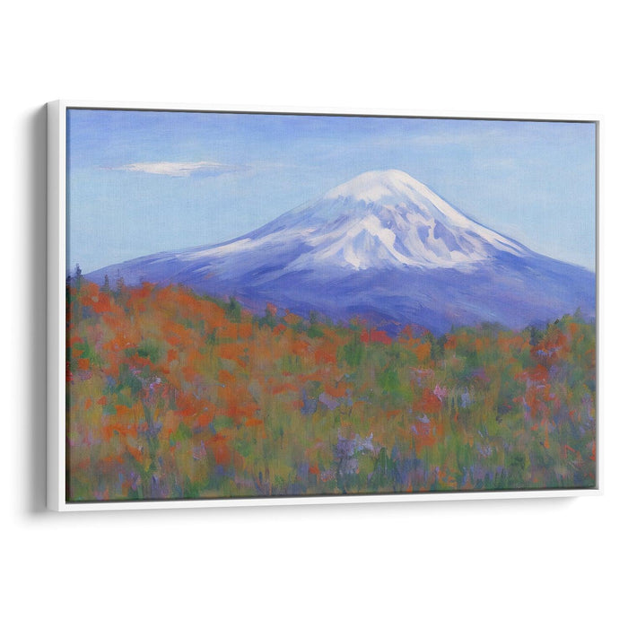 Impressionism Mount St. Helens Print - Canvas Art Print by Kanvah