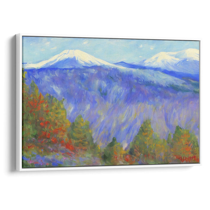 Impressionism Mount St. Helens Print - Canvas Art Print by Kanvah