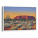 Watercolor Uluru Print - Canvas Art Print by Kanvah