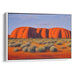 Watercolor Uluru Print - Canvas Art Print by Kanvah