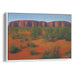 Watercolor Uluru Print - Canvas Art Print by Kanvah