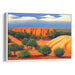 Watercolor Uluru Print - Canvas Art Print by Kanvah