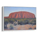 Watercolor Uluru Print - Canvas Art Print by Kanvah