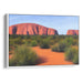 Watercolor Uluru Print - Canvas Art Print by Kanvah