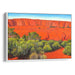 Watercolor Uluru Print - Canvas Art Print by Kanvah