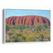 Watercolor Uluru Print - Canvas Art Print by Kanvah