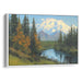 Realism Denali Print - Canvas Art Print by Kanvah