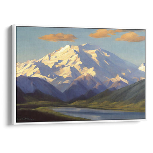 Realism Denali Print - Canvas Art Print by Kanvah