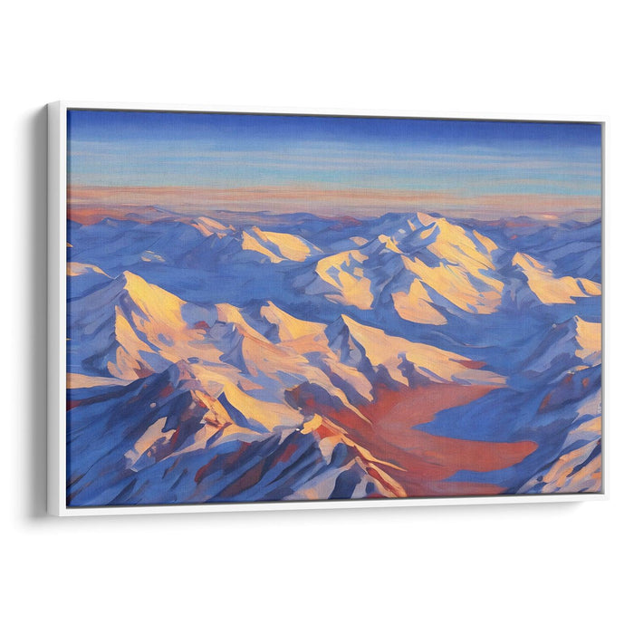 Realism Denali Print - Canvas Art Print by Kanvah