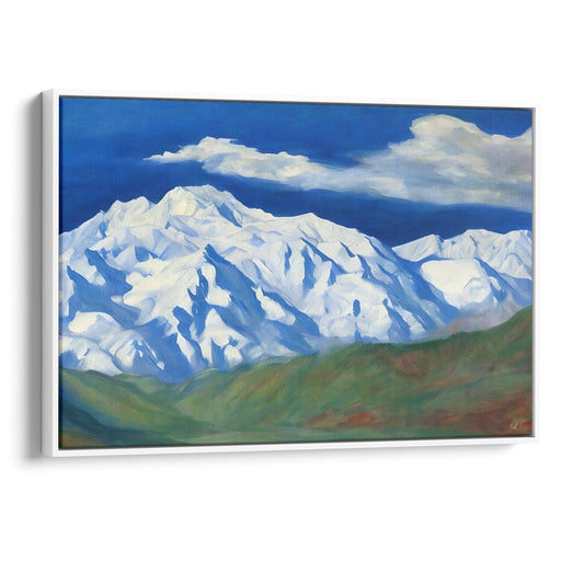 Realism Denali Print - Canvas Art Print by Kanvah