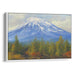 Realism Mount St. Helens Print - Canvas Art Print by Kanvah