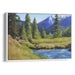 Realism Mount St. Helens Print - Canvas Art Print by Kanvah