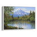 Realism Mount St. Helens Print - Canvas Art Print by Kanvah