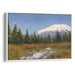 Realism Mount St. Helens Print - Canvas Art Print by Kanvah