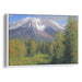 Realism Mount St. Helens Print - Canvas Art Print by Kanvah