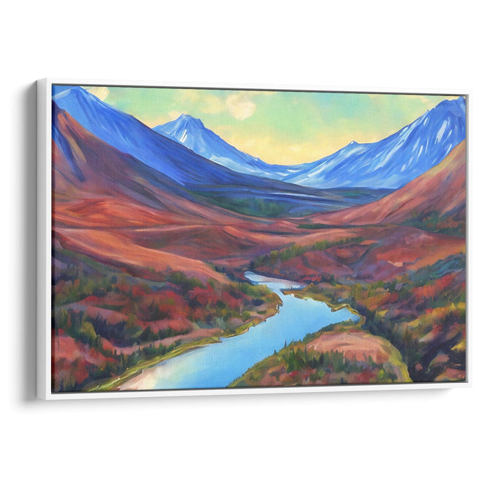 Realism Mount St. Helens Print - Canvas Art Print by Kanvah