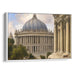 Realism Colonnade of St. Peter's Basilica Print - Canvas Art Print by Kanvah