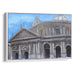 Realism Colonnade of St. Peter's Basilica Print - Canvas Art Print by Kanvah