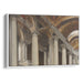 Realism Colonnade of St. Peter's Basilica Print - Canvas Art Print by Kanvah