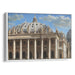 Realism Colonnade of St. Peter's Basilica Print - Canvas Art Print by Kanvah