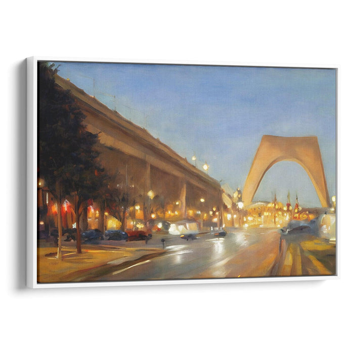 Realism St. Louis Arch Print - Canvas Art Print by Kanvah